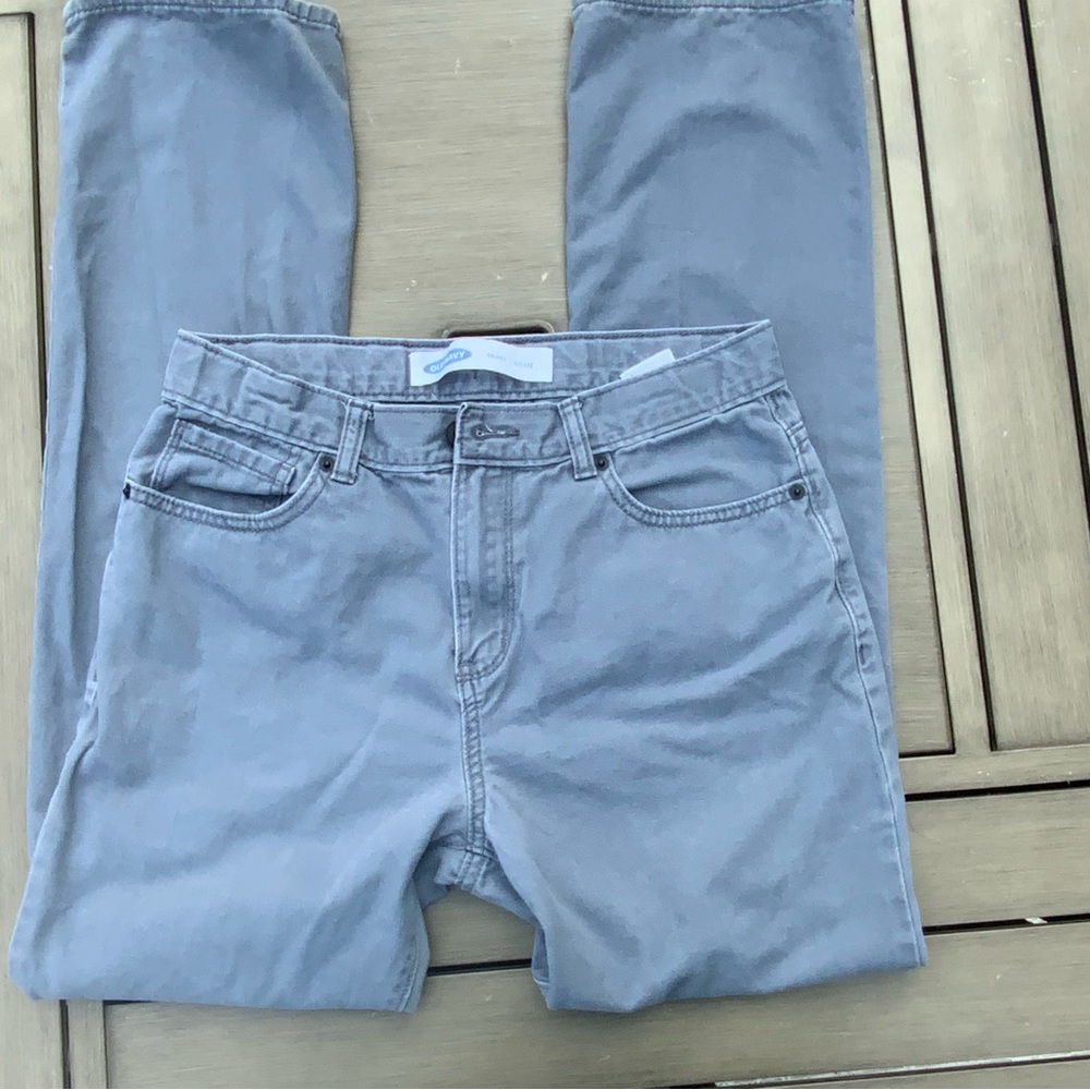 Old Navy Gray Denim.  Boys Size 16 (skinny)